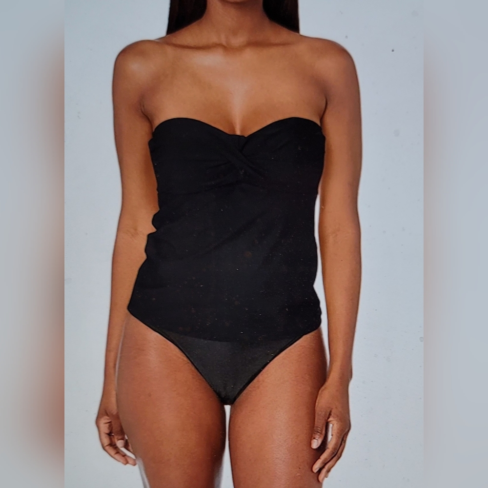 NWT CATALINA BUILT IN BRA TOP REMOVABLE STRAP SIZE LARGE - Picture 3 of 13
